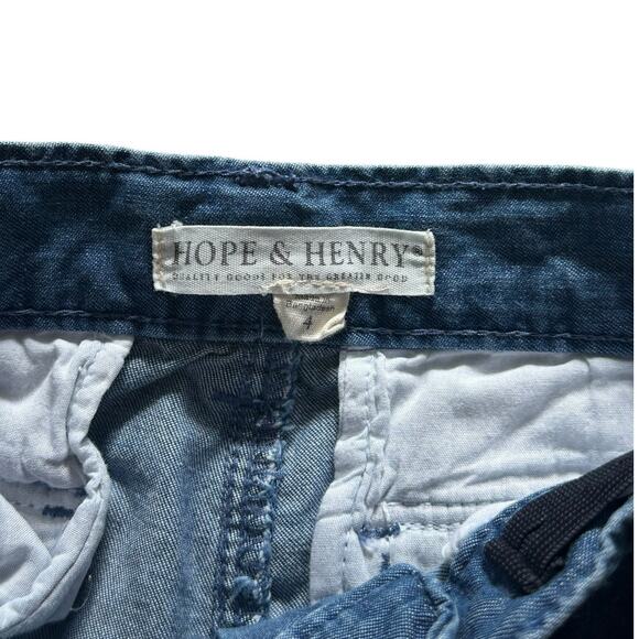 HOPE & HENRY Boys Chambray Pants Size 4 - Picture 3 of 4